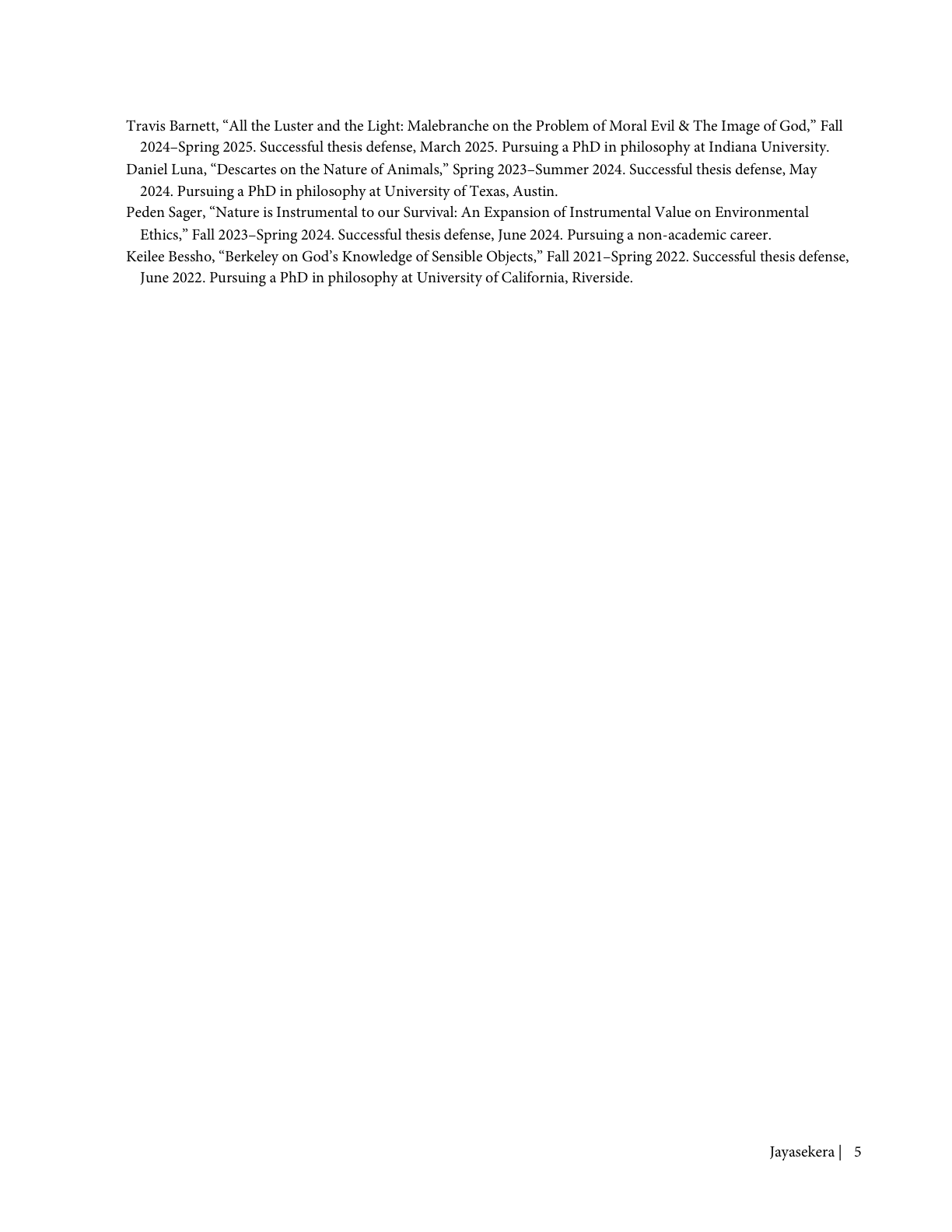 Marie Jayasekera CV page 5 of 5